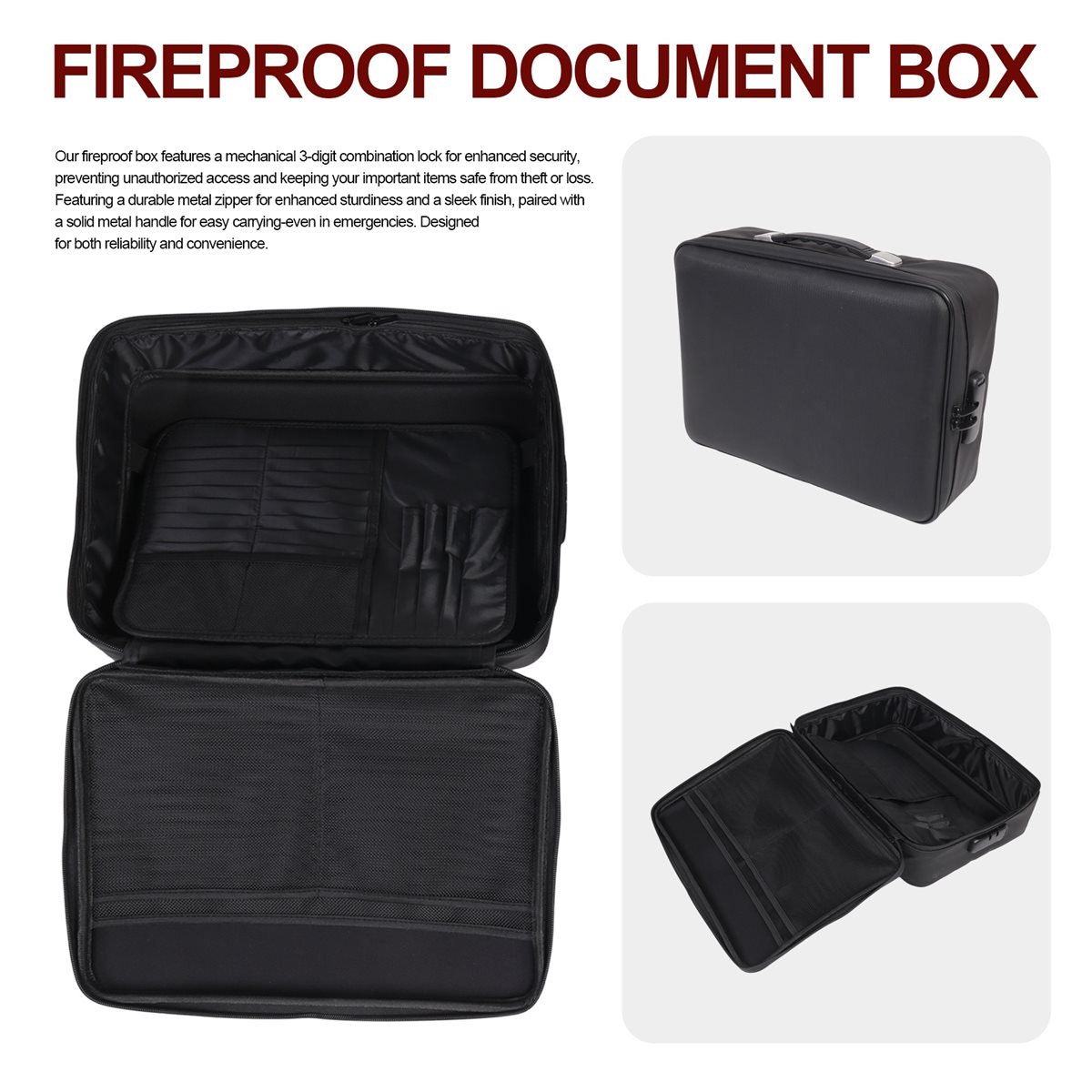 Fire Safe Document - 828328 Ognioodporny pojemnik na dokumenty -