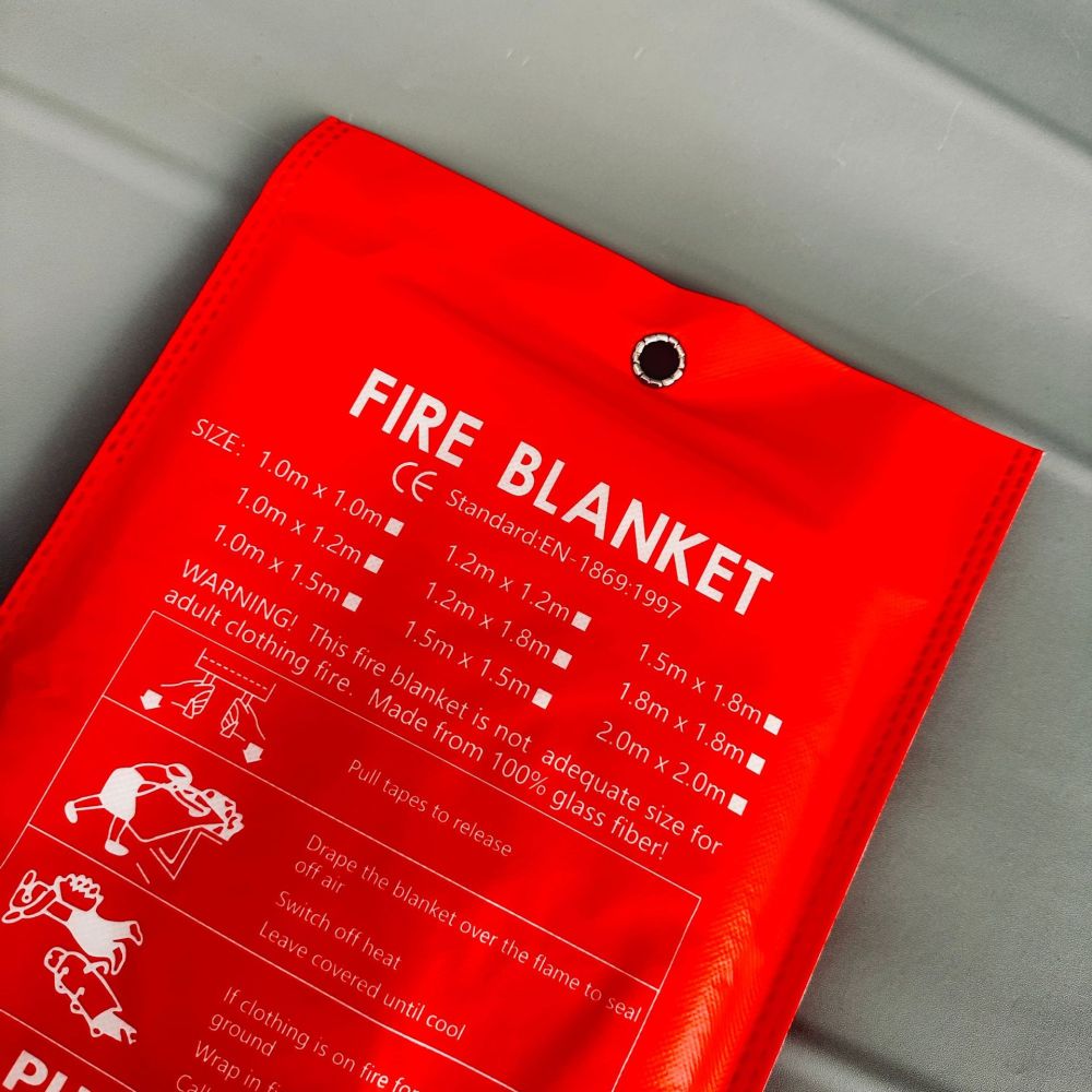Fire Blanket Kitchen - Koc przeciwpożarowy, osłona bezpieczeństwa w sytuacjach